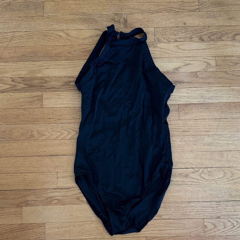 Balera Black Halter Neck Leotard - Picture 4 of 7
